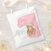 私たちはようやく眠いクマの気球の赤ちゃんシャワーを待つ フェイバーバッグ (クリップ留めされた状態)