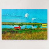 私たちはアイオワの湖が大好きだ。 ジグソーパズル (横)