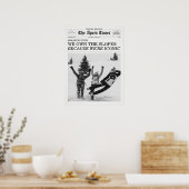 私たちはアイコンだからThe Apres Times新聞 ポスター (キッチン)