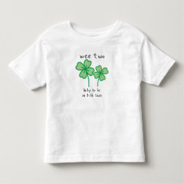 私たちはアイルランドの双子の幼児Tシャツになれて幸運だった トドラーTシャツ