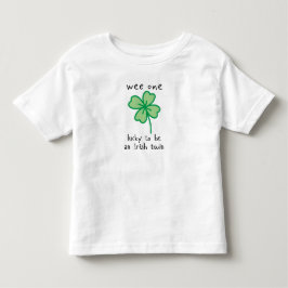 私たちはアイルランドの双子の幼児Tシャツになれて運が良かった トドラーTシャツ