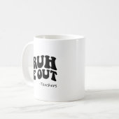 私たちはアウト先生Groovy幸せ学校の最後の日su コーヒーマグカップ (正面左)