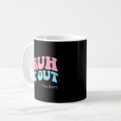 私たちはアウト先生Groovy幸せ学校の最後の日su コーヒーマグカップ (正面左)