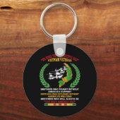 私たちはアメリカ最高のでベトナムの退役軍人スープを持っていた キーホルダー (正面)