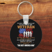 私たちはアメリカ最高のでベトナムの退役軍人スープを持っていた キーホルダー (正面)