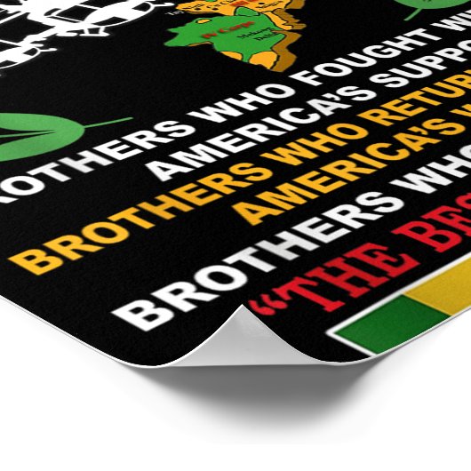 私たちはアメリカ最高のでベトナムの退役軍人スープを持っていた ポスター (角)