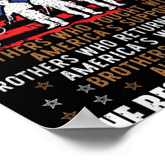 私たちはアメリカ最高のでベトナムの退役軍人スープを持っていた ポスター (角)