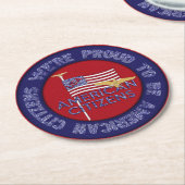 私たちはアメリカ誇りを持った市民だ ラウンドペーパーコースター (アングル)