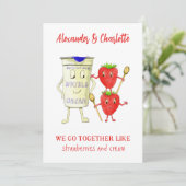 私たちはイチゴとクリーム引用文のように一緒に行く シーズンカード (スタンド正面)