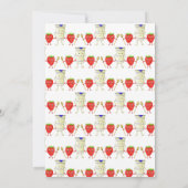 私たちはイチゴとクリーム引用文のように一緒に行く シーズンカード (裏面)