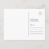 私たちはウェストバージニアに移りました インビテーションポストカード (裏面)