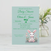 私たちはウサギの小さなバニーの赤ちゃんシャワーに興奮している セーブザデート (スタンド正面)