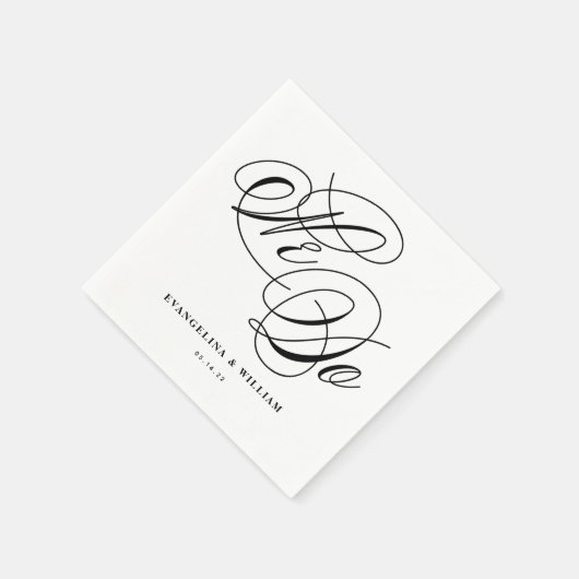 私たちはカクテルナプキンをする スタンダードカクテルナプキン (角)