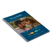 私たちはカップルの写真を一緒に泳カスタムぐ ノートブック (右側)