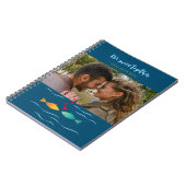 私たちはカップルの写真を一緒に泳カスタムぐ ノートブック (左側)