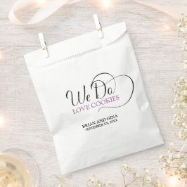 私たちはクッキーが大好きパーソナライズされた フェイバーバッグ