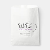 私たちはクッキーが大好きパーソナライズされた フェイバーバッグ (正面)
