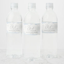 私たちはクラウド9ベビーシャワーのお気に入り ペットボトルラベル