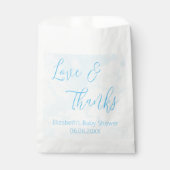 私たちはクラウド9ベビーシャワー上にある フェイバーバッグ (正面)