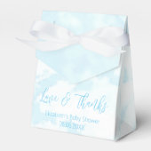 私たちはクラウド9ベビーシャワー上にある フェイバーボックス (正面サイド)