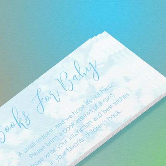 私たちはクラウド9本のベビー赤ちゃんシャワー エンクロージャーカード