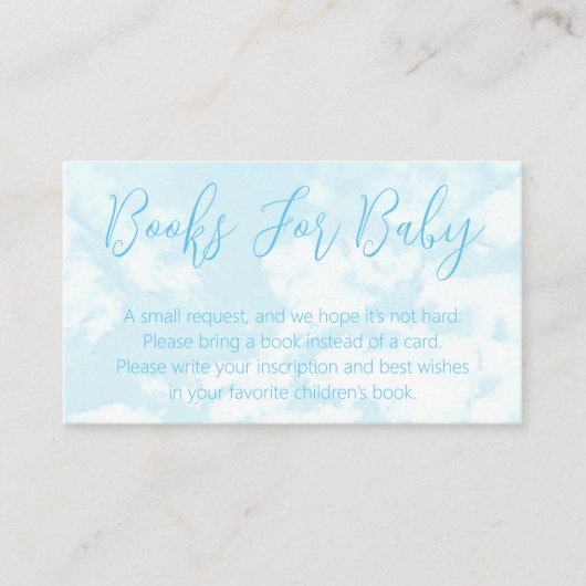 私たちはクラウド9本のベビー赤ちゃんシャワー エンクロージャーカード (正面)