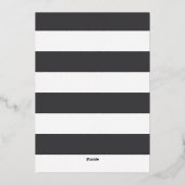 私たちはクリスマスおもしろいの写真を試した 箔シーズンカード (裏面)