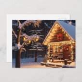 私たちはクリスマスに一緒に過ごした シーズンポストカード (正面/裏面)