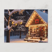 私たちはクリスマスに一緒に過ごした シーズンポストカード (正面)