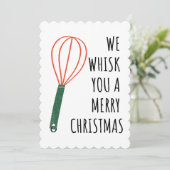 私たちはクリスマスを喜んであなたをささやく – ベーキングギフト シーズンカード (スタンド正面)