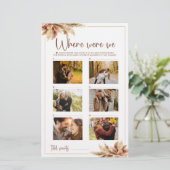 私たちはゲーム秋パンパスグラスカップルの写真 (スタンド正面)