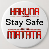 私たちはコロナ禍を乗り越える-強さのメッセージ 缶バッジ (正面)