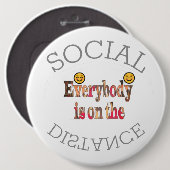 私たちはコロナ禍を乗り越える－強さのメッセージ 缶バッジ (正面&裏面)