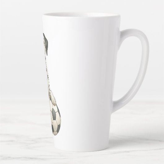 私たちはスポーツが大好き カフェラテマグ (右)
