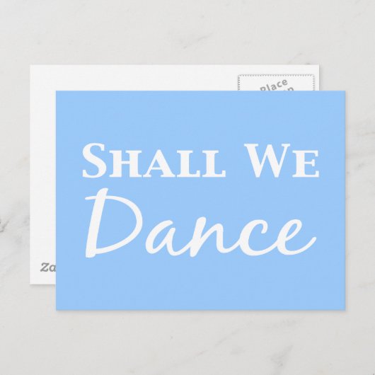 私たちはダンスのギフトを踊ろう ポストカード (正面/裏面)