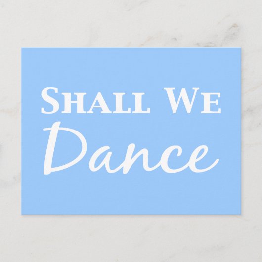 私たちはダンスのギフトを踊ろう ポストカード (正面)