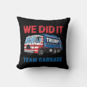 私たちはチームごみトランプの社長47米国 クッション (正面)
