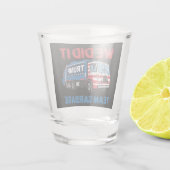 私たちはチームごみトランプの社長47米国 ショットグラス (裏面)