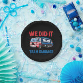 私たちはチームごみトランプの社長47米国 ペーパープレート (パーティー)