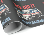 私たちはチームのゴミ切り株がゴミ車に勝った ラッピングペーパー (ロールコーナー)