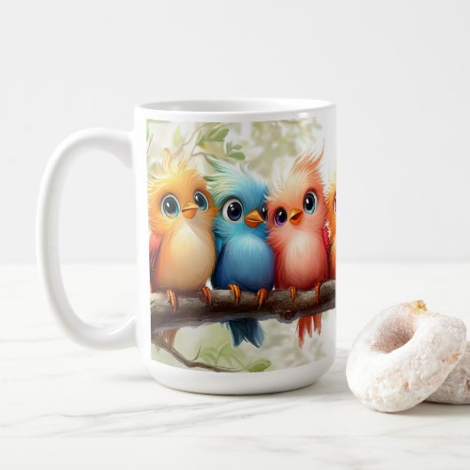 私たちはツイートです コーヒーマグカップ (ドーナツ)