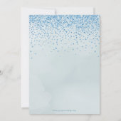 私たちはテディベアのボーイシャワーを早く待つことができる 招待状 (裏面)