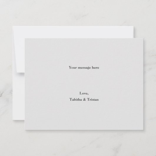 私たちはデスバレーでアウトドアアドベンチャー挙式しました 案内状 (裏面)