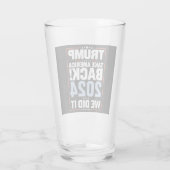 私たちはトランプ米国国旗の大統領47トランプ タンブラーグラス (裏面)