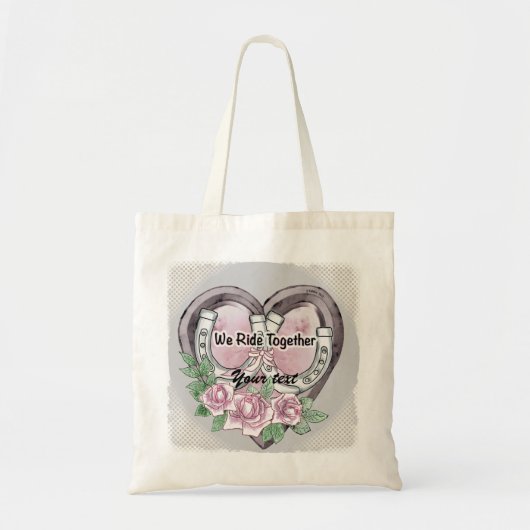 私たちはトートバッグに一緒に乗る トートバッグ (正面)
