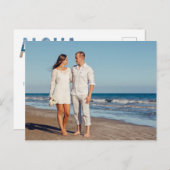 私たちはハワイビーチ結婚式発表に出た ポストカード (正面/裏面)