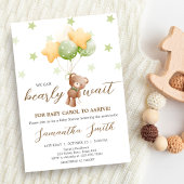 私たちはバルーン赤ちゃんシャワーを待つことができる 招待状