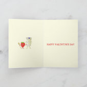 私たちはバレンタインのカップルの引用文のように一緒に行く カード (内部)