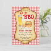 私たちはバーベキューブライダルシャワーカップルのシャワーを行う 招待状 (スタンド正面)