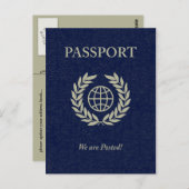 私たちはパスポートを投函した ポストカード (正面/裏面)